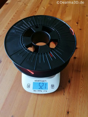 Reales Gewicht Filament Rest ermitteln