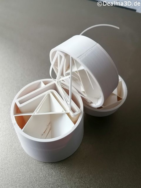 Auch an einer anderen Stelle
ging der Riss komplett durch.
Ich denke, ich muss die Auflösung
reduzieren.